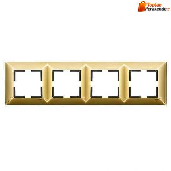Artline Trenda Metal Gold Dörtlü Çerçeve